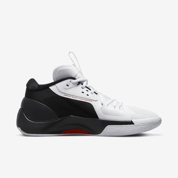 Black / White / Red Men's Nike Jordan Zoom Separate Jordan Shoes | NK871THX