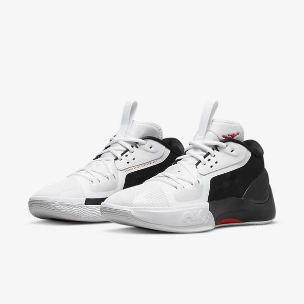 Black / White / Red Men's Nike Jordan Zoom Separate Jordan Shoes | NK871THX