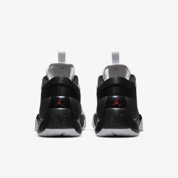 Black / White / Red Men's Nike Jordan Zoom Separate Jordan Shoes | NK871THX