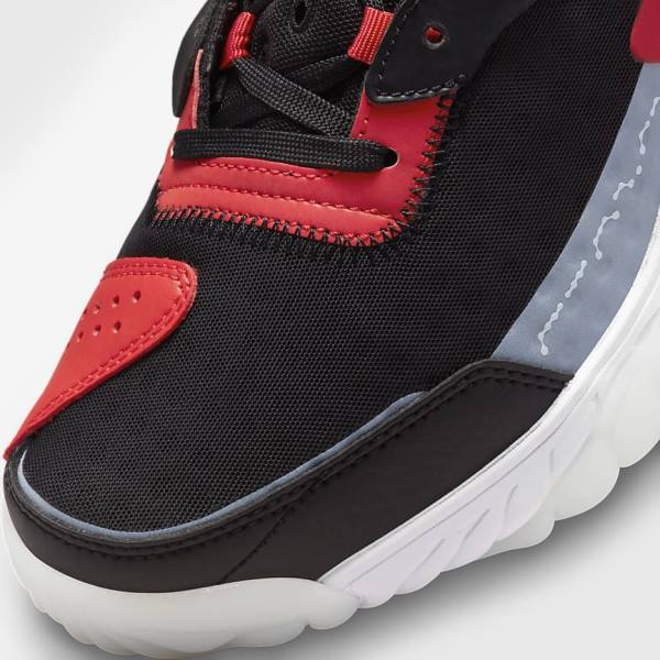 Black / White / Red Women's Nike Jordan Delta 2 SE Sneakers | NK037RLD