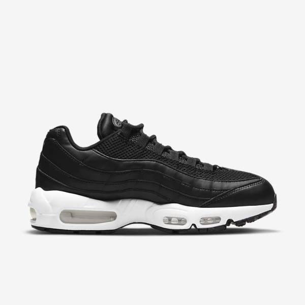 Black / White Women's Nike Air Max 95 Sneakers | NK092NXY