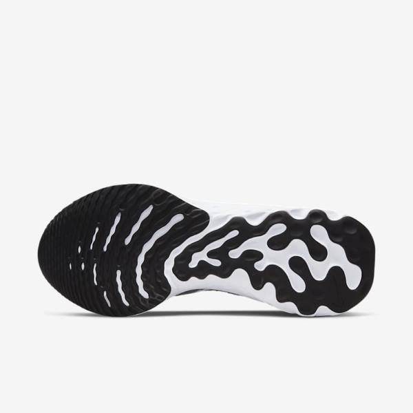 Black / White Women's Nike React Infinity Run Flyknit 3 Road Running Shoes | NK583DCR