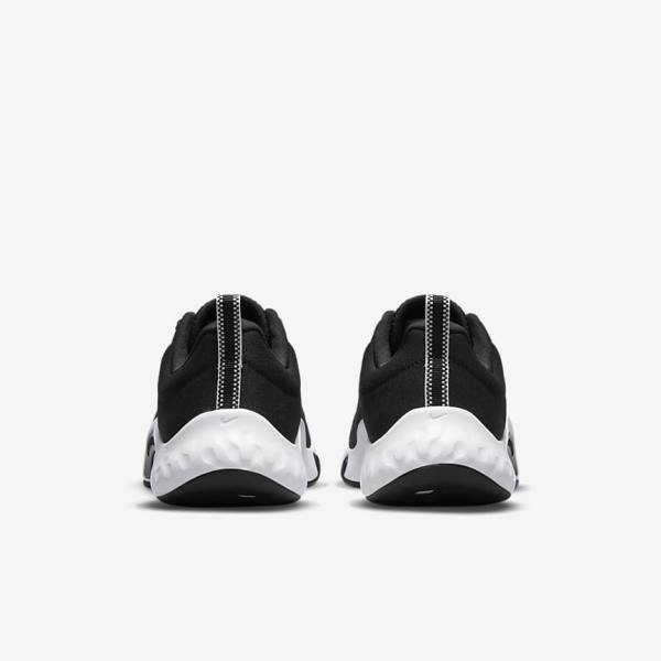 Black / White Women's Nike Renew In-Season TR 11 Training Shoes | NK316RNL