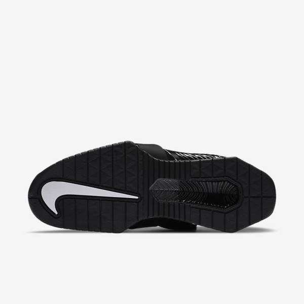 Black / White Women's Nike Romaleos 4 Training Shoes | NK439HNF