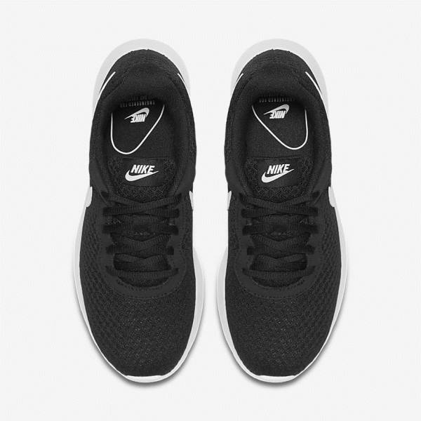 Black / White Women's Nike Tanjun Sneakers | NK935MUO