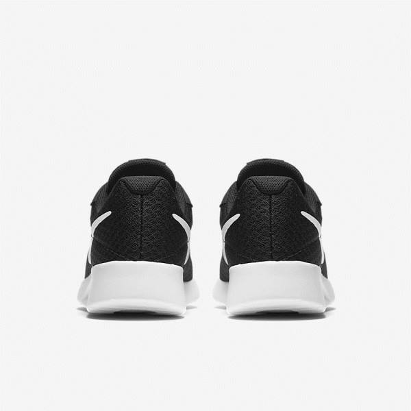 Black / White Women's Nike Tanjun Sneakers | NK935MUO