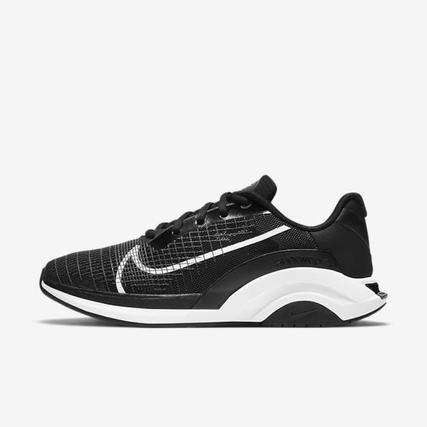 Black / White Women\'s Nike ZoomX SuperRep Surge Endurance Class Training Shoes | NK623QDV