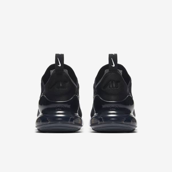 Black Women's Nike Air Max 270 Sneakers | NK372EOC