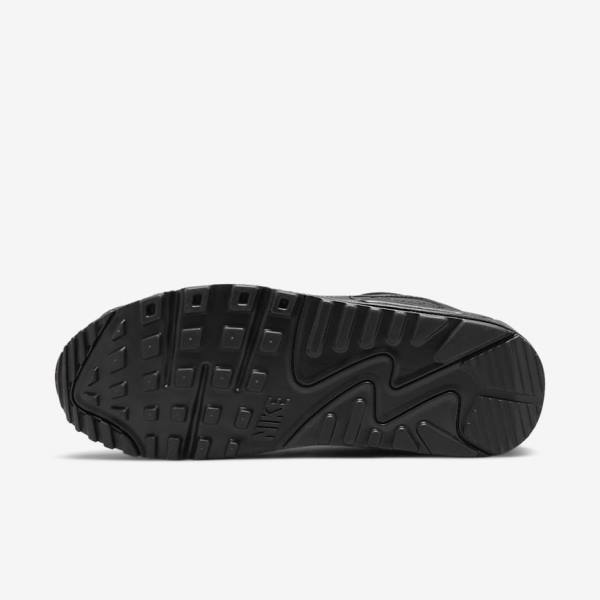 Black Women's Nike Air Max 90 Sneakers | NK251DGO