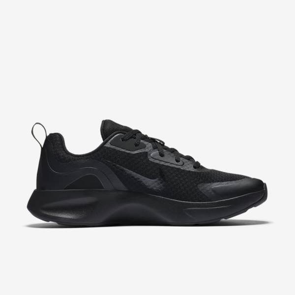 Black Women's Nike Wearallday Sneakers | NK403GTS