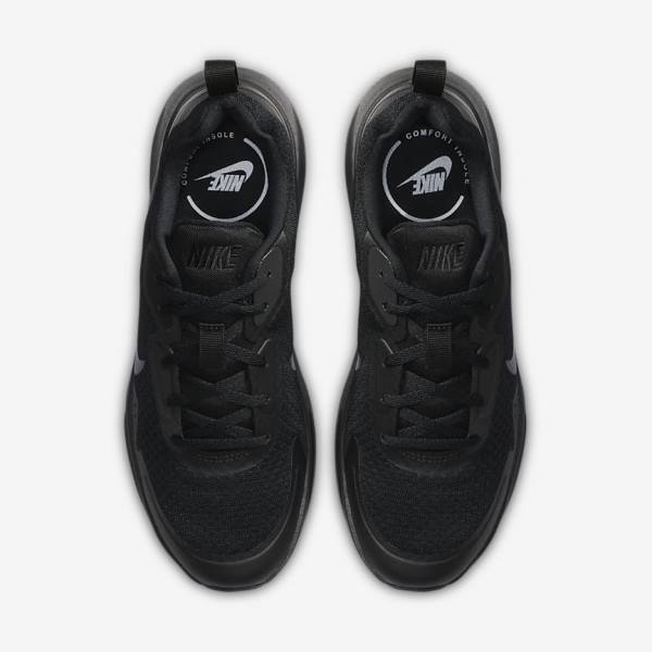 Black Women's Nike Wearallday Sneakers | NK403GTS