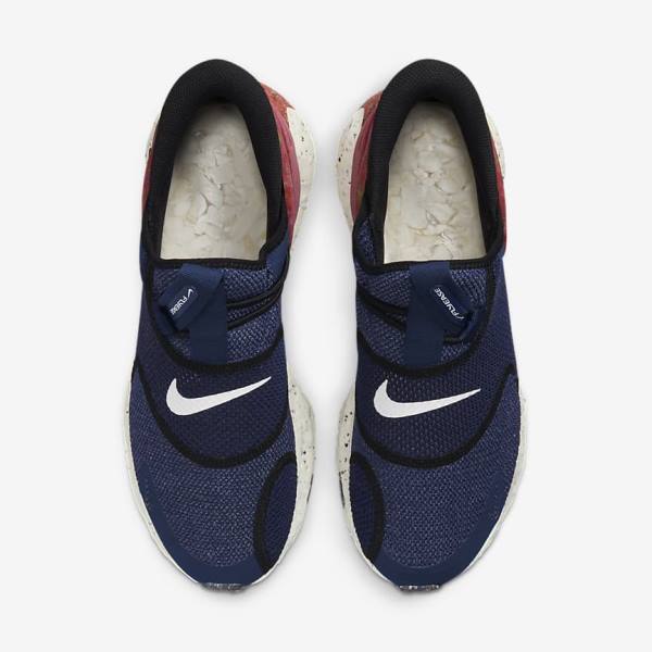 Blue / Black Men's Nike Glide FlyEase Premium Sneakers | NK058ZNG