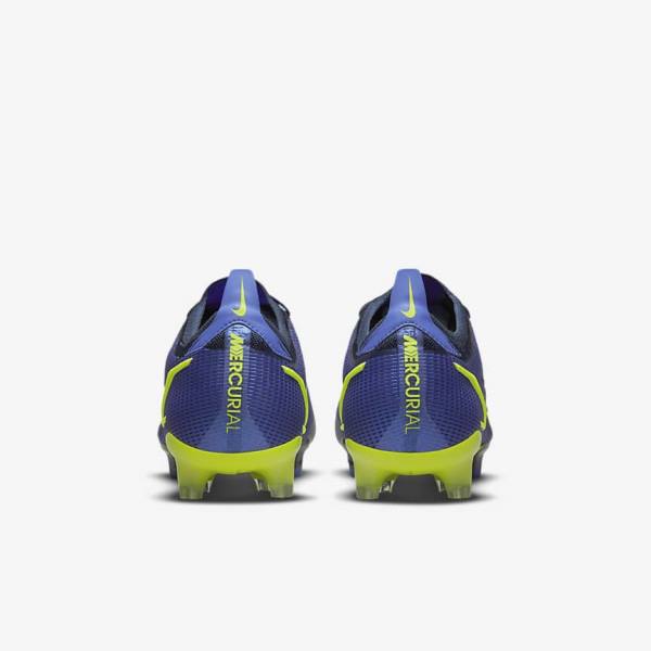 Blue Men's Nike Mercurial Vapor 14 Elite FG Firm-Ground Football Shoes | NK157DYA