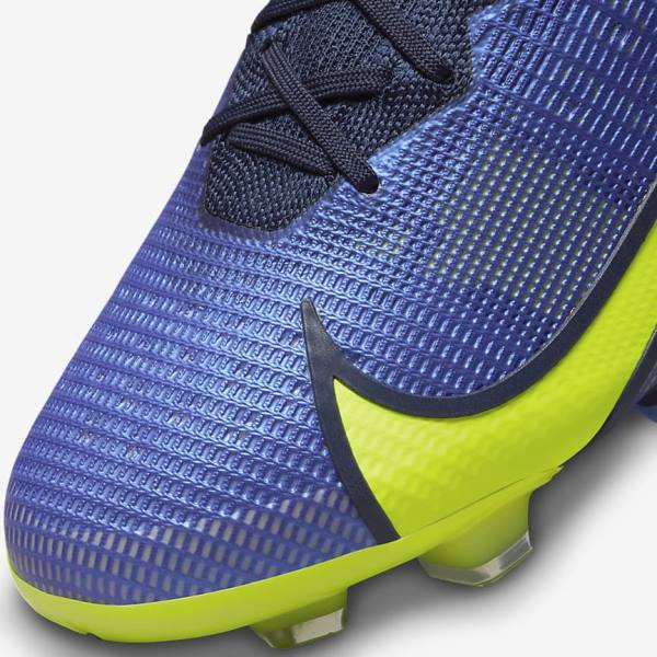 Blue Men's Nike Mercurial Vapor 14 Elite FG Firm-Ground Football Shoes | NK157DYA