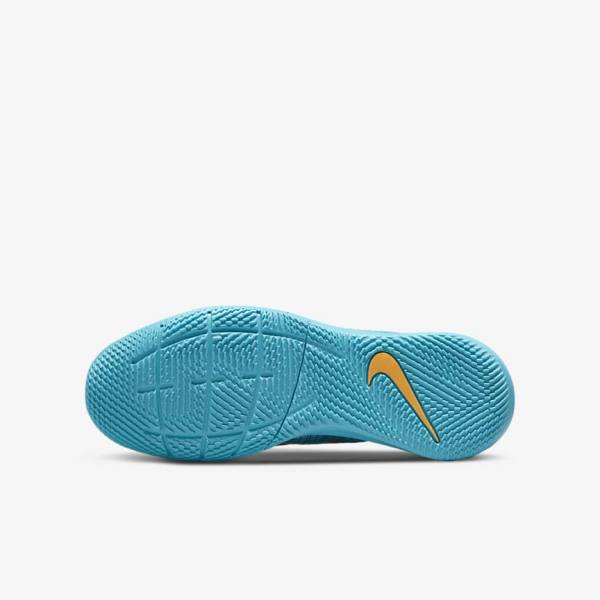 Blue / Orange Kids' Nike Jr. Mercurial Vapor 14 Academy IC Older Indoor Court Football Shoes | NK876KCT