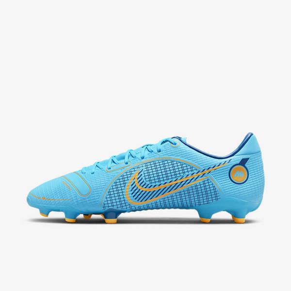 Blue / Orange Women\'s Nike Mercurial Vapor 14 Academy MG Multi-Ground Football Shoes | NK026SCP