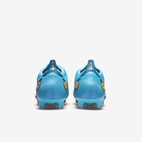 Blue / Orange Women's Nike Mercurial Vapor 14 Elite FG Firm-Grounds Football Shoes | NK148ELH