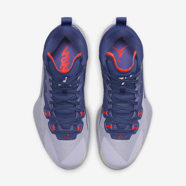 Blue / Purple / Indigo / Light Red Men's Nike Zion 1 ZNA Jordan Shoes | NK321KNA