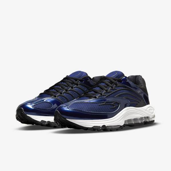 Blue / White / Black Men's Nike Air Tuned Max Sneakers | NK906RWQ