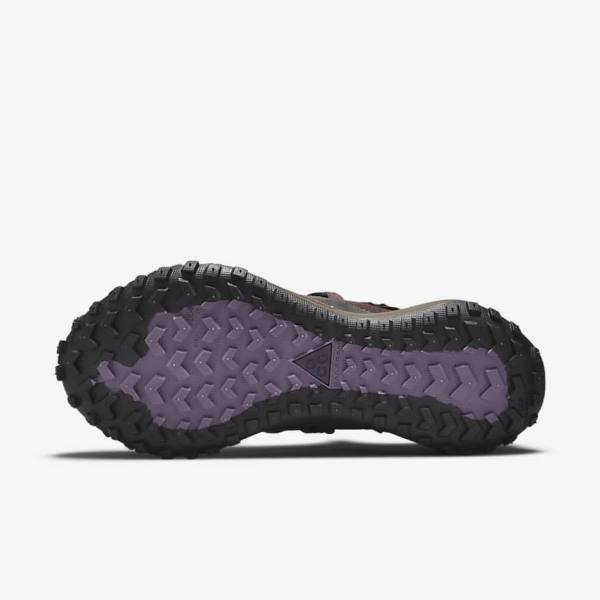 Brown / Black Women's Nike ACG Mountain Fly Low Sneakers | NK706JSK