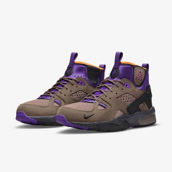 Brown / Purple / Light Men's Nike ACG Air Mowabb Sneakers | NK923TFL