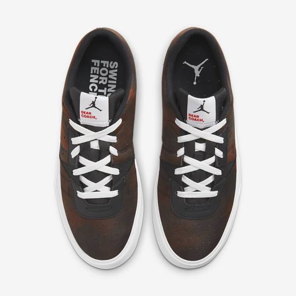 Brown / White / Black Men's Nike Jordan Series .03 Dear Coach Sneakers | NK368JVZ