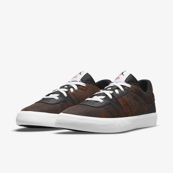 Brown / White / Black Men's Nike Jordan Series .03 Dear Coach Sneakers | NK368JVZ