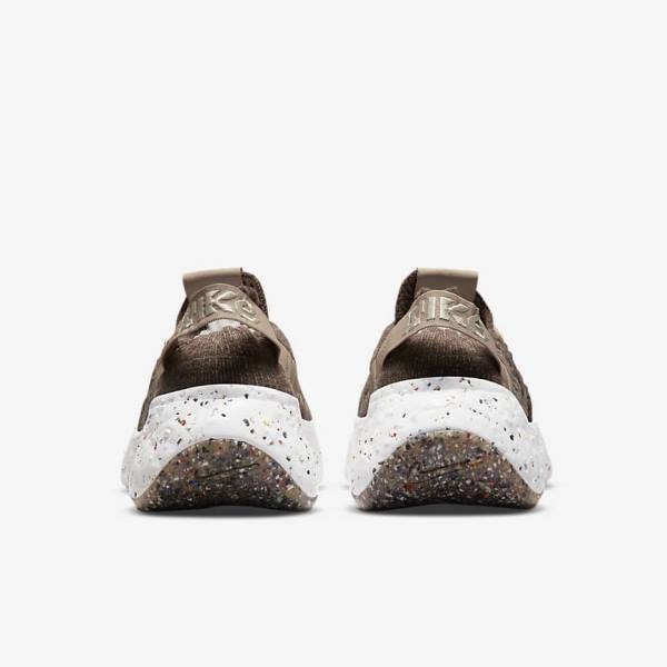 Brown / White Women's Nike Space Hippie 04 Sneakers | NK620KQP