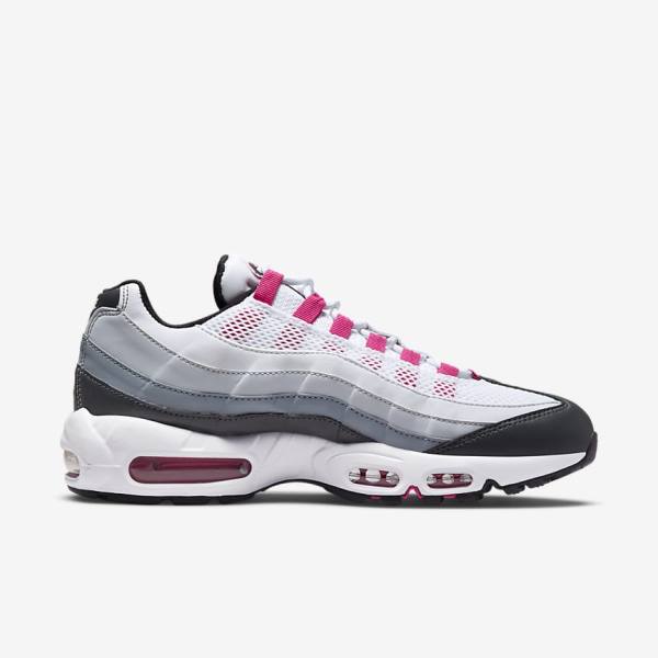 Dark Grey / Grey / White Women's Nike Air Max 95 Sneakers | NK942TDU