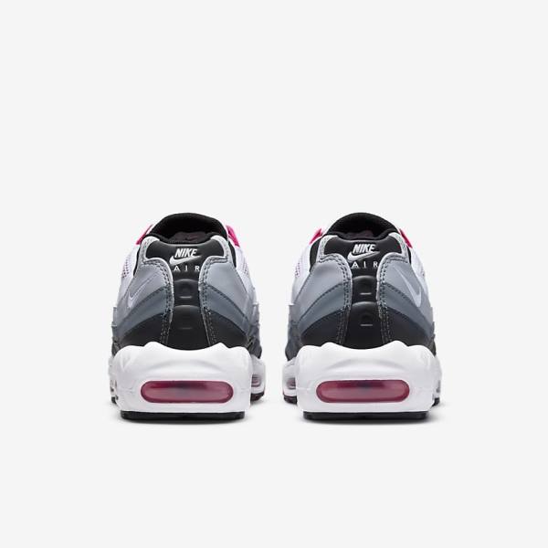 Dark Grey / Grey / White Women's Nike Air Max 95 Sneakers | NK942TDU