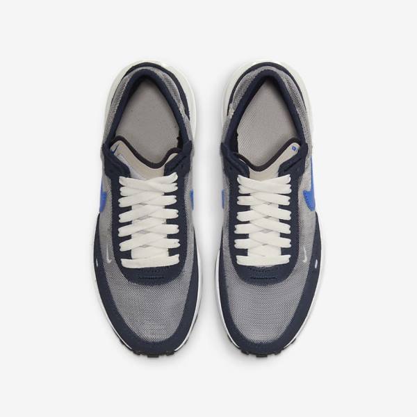 Dark Obsidian / Black / Royal Kids' Nike Waffle One Older Sneakers | NK984ZCJ