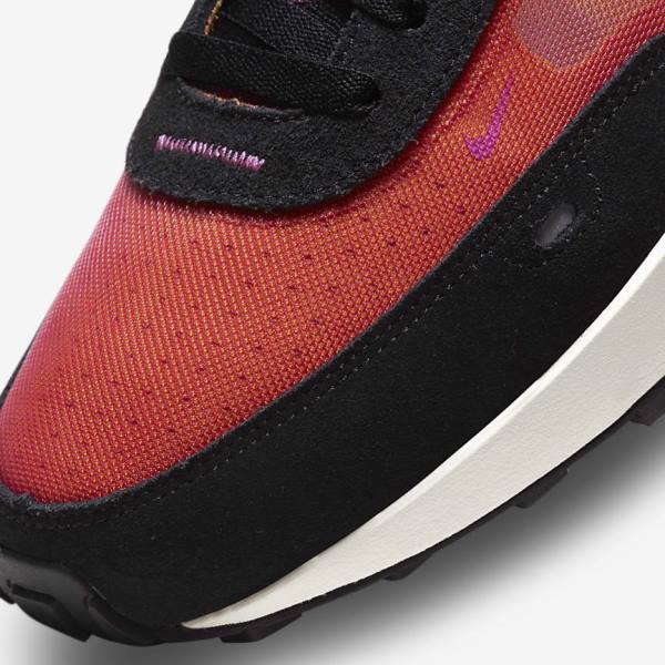 Fuchsia / Black / Gold Men's Nike Waffle One Sneakers | NK762DSW