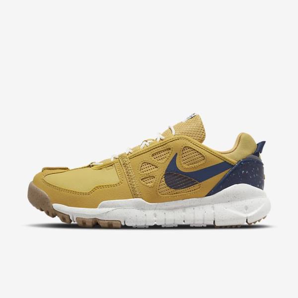 Gold / Navy Men\'s Nike Free Terra Vista Sneakers | NK216XDR