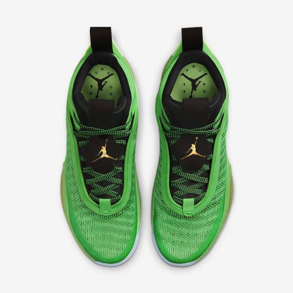 Green / Black / Light Green / Metal Gold Men's Nike Air Jordan XXXVI Jordan Shoes | NK165FOK