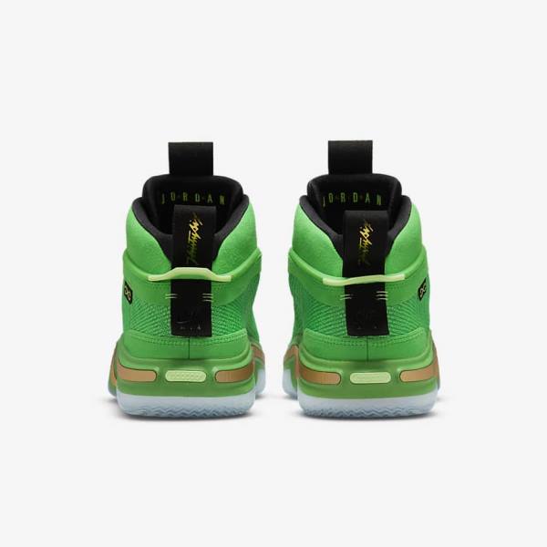 Green / Black / Light Green / Metal Gold Men's Nike Air Jordan XXXVI Jordan Shoes | NK165FOK