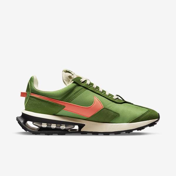 Green / Orange Men's Nike Air Max Pre-Day LX Sneakers | NK835ZLS