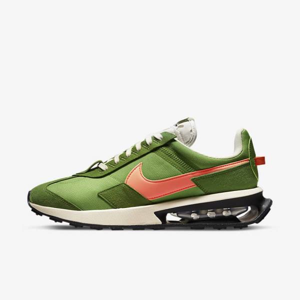 Green / Orange Men\'s Nike Air Max Pre-Day LX Sneakers | NK835ZLS