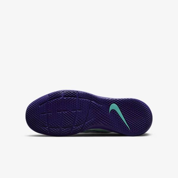 Green / Purple / Green Kids' Nike Jr. Mercurial Dream Speed Superfly 8 Academy IC Indoor Court Football Shoes | NK586WBS