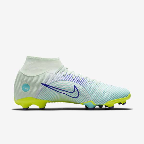 Green / Purple / Green Men's Nike Mercurial Dream Speed Superfly 8 Academy MG Multi-Grounds Football Shoes | NK071YFN