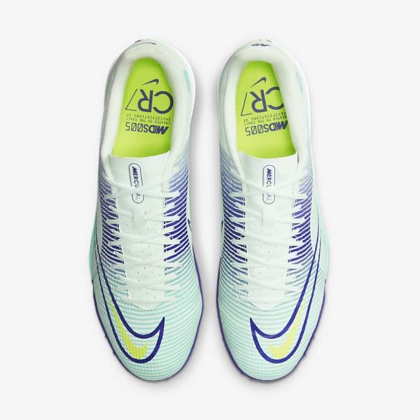 Green / Purple / Green Men's Nike Mercurial Dream Speed Vapor 14 Academy TF Turf Football Shoes | NK906ETG