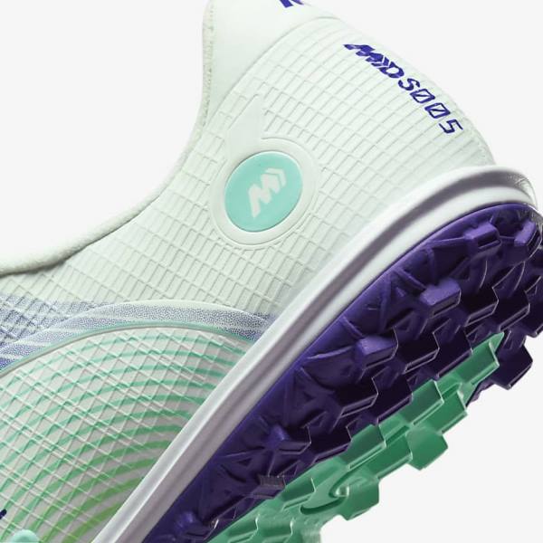 Green / Purple / Green Women's Nike Mercurial Dream Speed Vapor 14 Academy TF Turf Football Shoes | NK972OAR