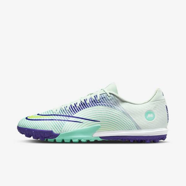 Green / Purple / Green Women\'s Nike Mercurial Dream Speed Vapor 14 Academy TF Turf Football Shoes | NK972OAR