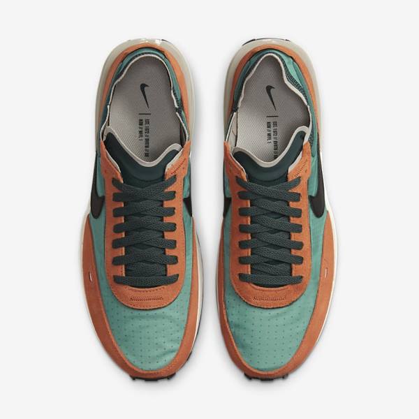 Green / Red / Orange / Black Men's Nike Waffle One SE Sneakers | NK478BUK