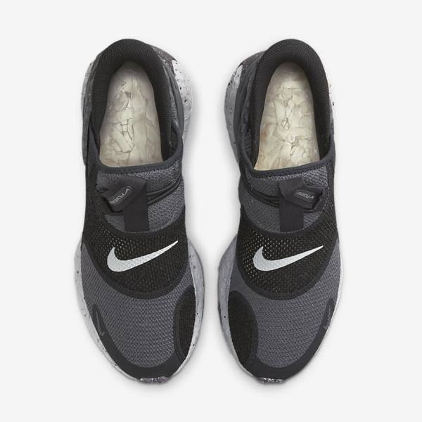 Grey / Black / Grey Men's Nike Glide FlyEase Sneakers | NK732WFN