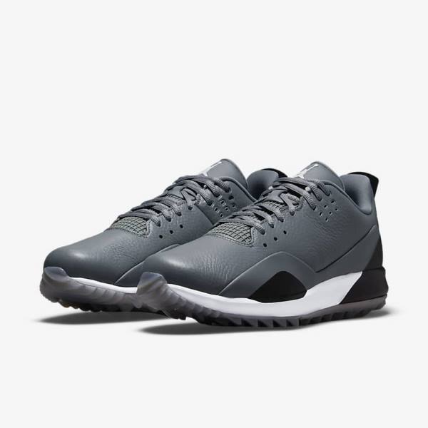 Grey / Black / White Men's Nike Jordan ADG 3 Jordan Shoes | NK561VPC