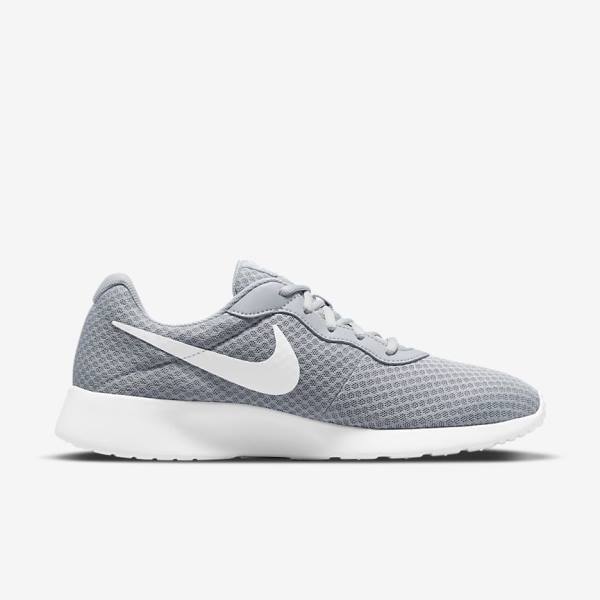 Grey / Black / White Men's Nike Tanjun Sneakers | NK921YBA