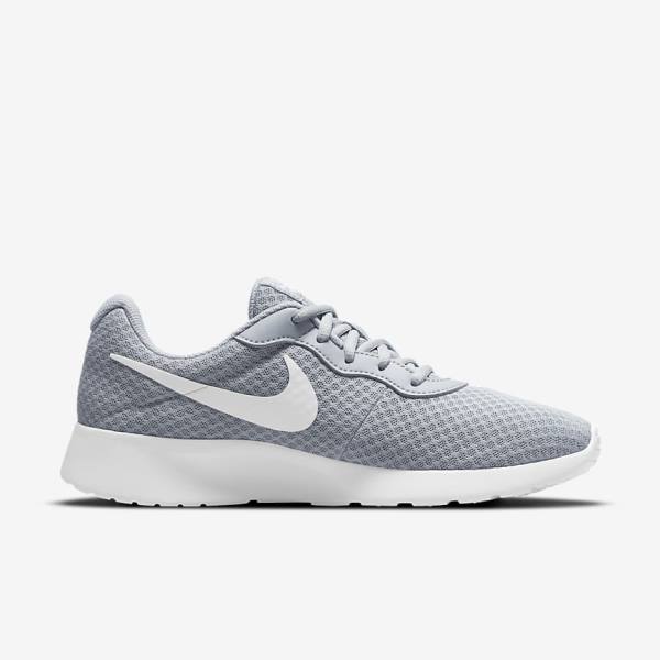 Grey / Black / White Women's Nike Tanjun Sneakers | NK610QTV