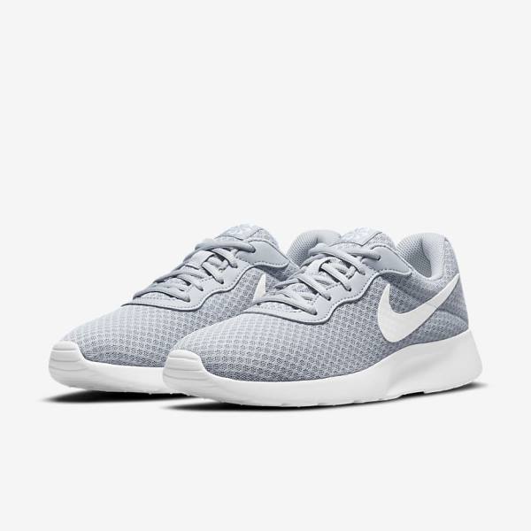 Grey / Black / White Women's Nike Tanjun Sneakers | NK610QTV