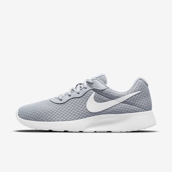 Grey / Black / White Women\'s Nike Tanjun Sneakers | NK610QTV