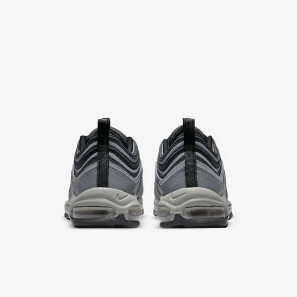 Grey / Dark Grey / Black Men's Nike Air Max 97 Sneakers | NK107OKD